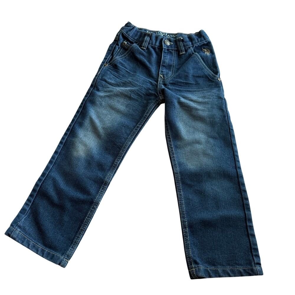 US Polo Association Jeans Boys Size 6 Blue Straight Fit‎ 5 Pocket
